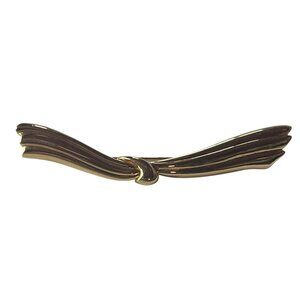 Monet Gold Tone Knot Design Brooch Bar Pin